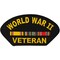 Eagle Emblems (Hat) Patch-WWII, Veteran Service Ribbons (3"X5-1/4")